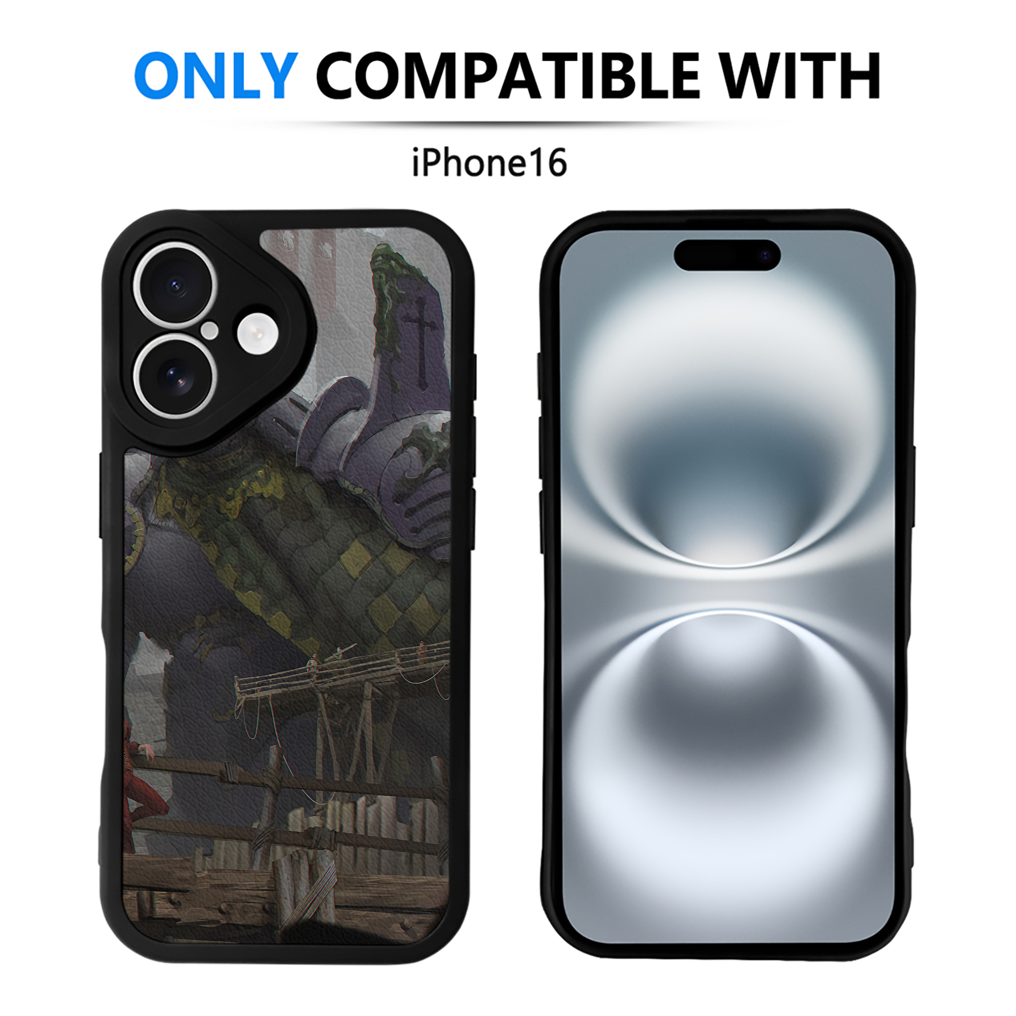 （画像用） EVA 新世紀エヴァンゲリオン 【iPhone 16シリーズ対応】シリコンスマホケース（レザー調） 材質：シリコン